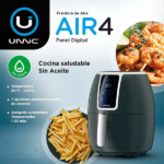 Freidora Sin Aceite Electrica De Aire Horno Digital Unnic 4l - Image 3