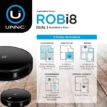 Unnic UC-SRTG8 aspiradora robot inteligente mopa auto carga control color negro - Image 3