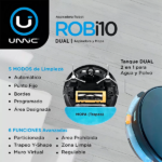 Aspiradora Robot Inteligente Trapeadora Unnic Robi10 + Sensor Laser - Image 3